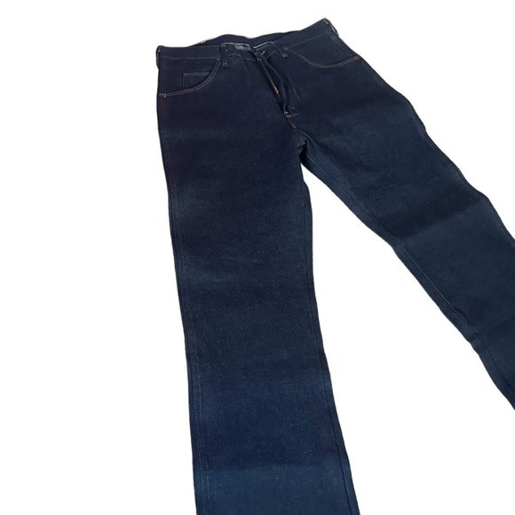 Vintage Boot Cut Rustler Jeans- New Dead Stock- 36 x 30- Dark Denim - Picture 12 of 15